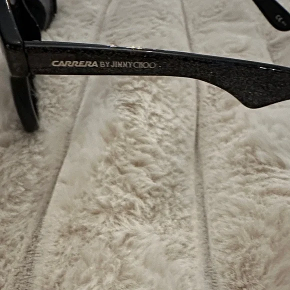 Carrera by Jimmy Choo black sparkle sunglasses super cute  display picture 1